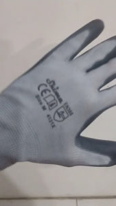 1 lusin sarung tangan kerja lapis karet 12 pasang GROSIR