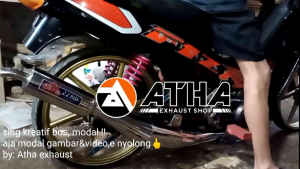 Kenalpot fizr f1zr Standar Racing KDX full crom super pro suara garing kemrincing
