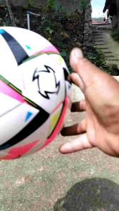 bola sepak size 5 adis EURO 2024 stabilo jahit mesin gratis pompa pentil jaring outdoor ball