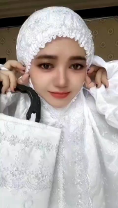 MUKENA MAHALINI SUTRA JEPANG MODEL SETELAN BERLENGAN MEWAH /HARGA TERJANGKAU