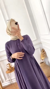 DRESS CHIKA PREMIUM CRINKLE AIRFLOW - DRESS JUMBO KEKINI