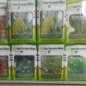 BIBIT BENIH JAGUNG MANIS TAHAN VIRUS KRESEK BULE NANKAI F1 ISI 250 BUTIR CAP PERMATA HIJAU