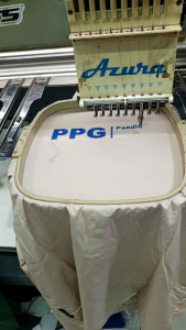 kemeja seragam ppg profesi guru navy lengan panjang