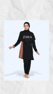 Aghnis Muslimah Swimsuit / Baju Renang Hijab