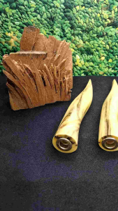 Pipa Kayu Kemuning Gading Bulat Model S A213