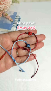 Gelang Tali Satin 15 mm / Gelang Tangan / Gelang Kaki / Gelang couple
