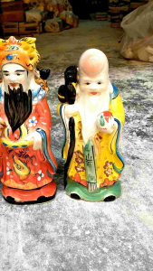 Bộ tượng gốm Tam Đa Phúc Lộc Thọ 30cm