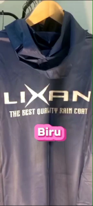 JAS HUJAN PONCO KELELAWAR LENGAN BY LIXAN PRIA WANITA BAHAN PVC 025 TEBAL ELASTIS MANTOL
