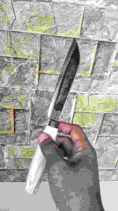 pisau dapur super asli buatan Madura perkakas