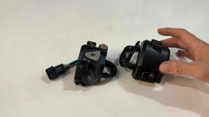 SAKLAR HOLDER GENIO SET KIRI KANAN PLUS ON OFF LAMPU HAZARD