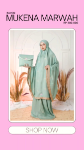 Mukena Potongan Dewasa Marwah Arrafi Bordir Eksklusif Nyaman Adem
