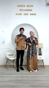 COUPLE GAMIS  AYAH IBU ANAK TERBARU 2025/COUPLE SYARI SONGKET TENUN BATIK KOMBINASI
