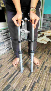 Shockbreaker Depan Honda Win Fullset Shock Depan Win Segitiga Shock Win Depan Tinggal Pasang Kondisi Baru IMI