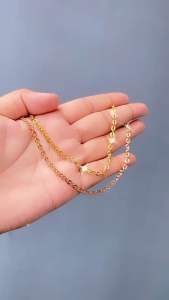 Gelang Rantai Titanium Ulir Anti Karat CXA124