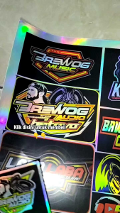 STIKER HOLOGRAM LABA2 AUDIO DAN SOUND LAINYA | STIKER ANTI AIR | STIKER 1 LEMBAR