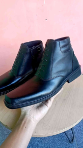 KHABITTA sepatu pdh pria kulit sepatu formal pria model tali mati