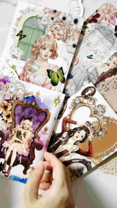Fairy Lights Journal - READY STOCK/ art journaling/ scrapbook deco/ Hwara Girls Happymail