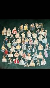 สติ้กเกอร์ไดคัทกันน้ำพี่แบงค์ศรราม สีสวยสดใส1เซ็ทมี50ชิ้น