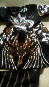 Dress batik anak Dress anak imlek Dress batik anak perempuan