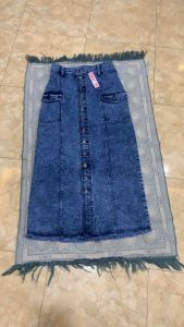 ROK JEANS SPAN PANJANG WANITA TERBARU ROK JEANS CARGO BEST SELLER SWJ