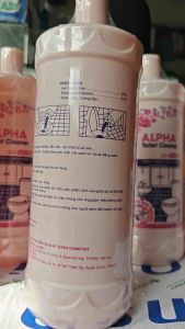 Tẩy hồng alpha chai 960ml giúp làm sạch các vết ố vàng cặn bẩn ở bồn vệ sinh hoặc nhà tắm