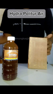 Cat Politur Plitur Waterbased Kayu Bambu Rotan Triplek Lisplang Kemasan 500gr Berat 1 kg Jati Mahoni Walnut Akasia