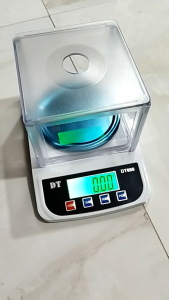 (TJ) 1kg/1000gr 0.01g timbangan digital emas analitik laboratory obat bubuk balance 001gr