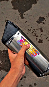 Silincer knalpot inlet 50mm stainless type ahm shang bintang