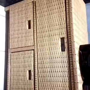 Lemari Plastik Rak Buku Serbaguna Murah Rotan Sintetis 8 Laci