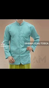 baju Koko Muslim Pria Modern semi jas saku samping Model Trompah birliyana