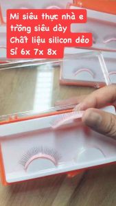 Mi Giả Tập Nối Siêu Thực (Silicon Dẻo) Mi Tập Nối Nhiều Tầng (Tặng nút Keo Chải Mi) 1 Cặp