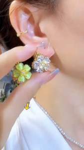 (Beli 2 dapat bonus) A20 Anting bunga manis titanium original