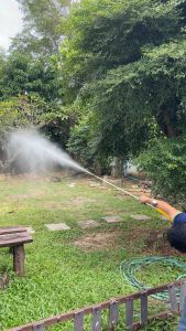 ชุดข้อต่อสามทางพร้อมหม้อลม ขนาดข้อต่อผู้เมียเกลียว2หุน