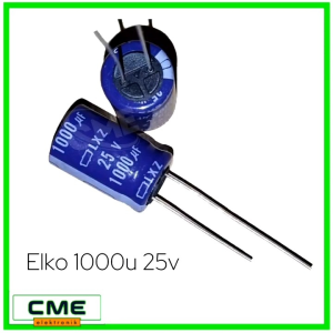 Elko 1000u 25v / 1000uf 25vol Elco Body besar Kualitas baik