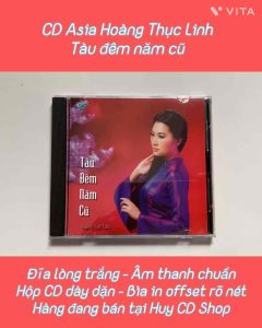 Đĩa CD HOÀNG THỤC LINH Tàu đêm năm cũ Nhạc vàng trữ tình Bolero Đĩa lòng Trắng Chất Lượng cao Âm Thanh chuẩn HUY CD SHOP