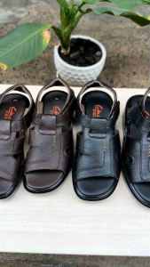 Xăng-đan nam da bò thật quai hậu đế cao Dép Da Cậu Chủ DM141 giành cho tuổi trυng niên