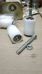 ROLLER NYLON BUBUT PAGAR ATAS DOUBEL BEARING