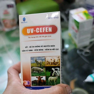 Chai UV-CEFEN SỐT Bỏ Ăn Không Rõ Nguyên NhânViêm Da Nổi Cục Cho Thú Cưng