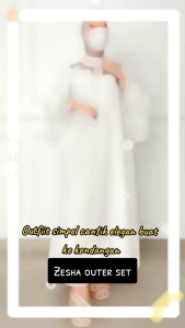 Zesha Outer Best Seller Ceruty Babydoll Basik Peremium