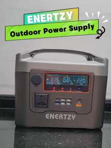 【SELANGOR READY STOCK】ENERTZY【PURE SINE WAVE】Portable Power Station 1200W 220V Output Emergency Backup Battery Powerbank Good For Outdoor Activities Jump Start Car