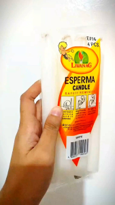 Liwanag Esperma #16 Candles/ 4 Pcs Kada Pack (6.5 Inches Taas / 1 Inch Taba)
