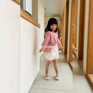 ATASAN ANAK CEWE LINEN FLORENTINA BAJU SERUT ANAK PEREMPUAN