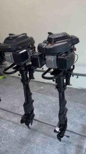 Động cơ chạy thuyền 8HP (máy chạy dầu + củ đề)