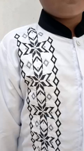 Koko Hitam Putih Anak Laki² Usia 5-12 Tahun by Arori Fashion