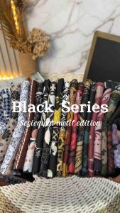( Bisa Pilih Motif & Warna ) Hijab Segiempat Motif Series Azara Laser Cut - Kerudung Motif Voal Premium LC