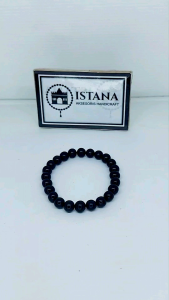 Gelang Kayu Galih Kelor Hitam Bulat Size 8mm