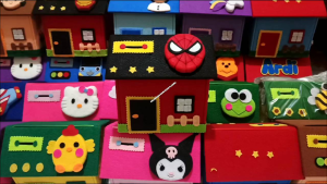 Celengan Unik Lucu Tabungan Anak Karakter Hellokitty Dari Kain Flanel
