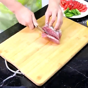 (UK.BESAR) Papan Talenan Kayu Bambu Bamboo Cutting Board