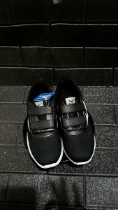 BIG SALE RAMADHAN: Sepatu Anak Paud Tk Sd Hitam Putih Prepet Terbaru