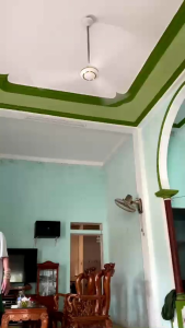 quạt trần solar dc 12v dải rộng 1400mm có hộp số và khiển xa